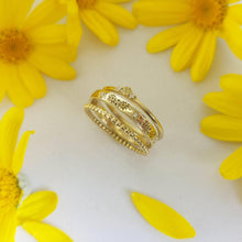 Floral wedding band, Unique wedding band for women, daisy wedding ring, Gold wedding ring for women, 14k gold flower ring