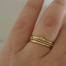 Dainty crown ring, thin gold wedding band, Delicate gold wedding band for women, thin gold ring, dainty stacking ring