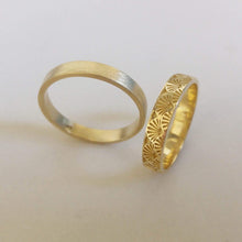 Art deco wedding ring, 14k Gold art deco style wedding band for women