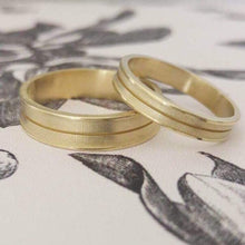 His and hers wedding bands, couples wedding bands, matching wedding rings, wide wedding ring, wedding ring set, his and hers wedding rings