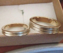 His and hers wedding bands, couples wedding bands, matching wedding rings, wide wedding ring, wedding ring set, his and hers wedding rings