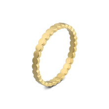 Delicate Rose gold wedding band, circles wedding band, beaded wedding ring, gold wedding band for women, thin gold ring, rose gold ring