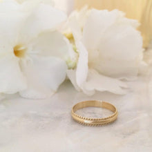 Delicate gold wedding Ring, unique gold wedding band, 14k gold wedding ring, Yellow gold wedding band for women, gold filigree wedding ring