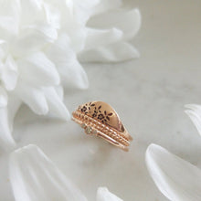 Dainty crown ring