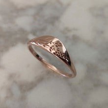 Lavender signet ring