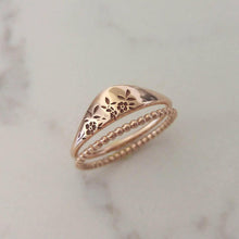 Flora Dainty ring set