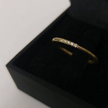 Thin gold wedding band, classic gold wedding band, delicate diamond wedding ring for women, 14k gold wedding band, thin gold ring for women