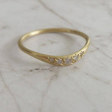Vintage style diamond ring, unique diamond wedding ring, 14k gold and diamonds wedding band