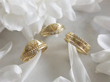 Vintage style engagement and wedding rings, unique diamond wedding ring set, unique engagement and wedding ring set, 14k floral wedding ring