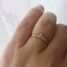 Champagne diamonds ring, vintage style engagement ring, alternative engagement ring , unique wedding ring