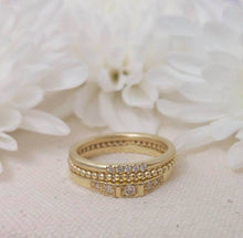 Delicate Engagement ring, dainty engagement ring, 14k gold diamond ring, deco style engagement ring