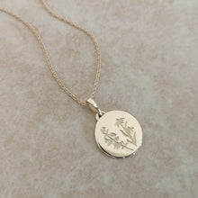 Wildflowers Necklace, 14k gold flower necklace, unique personalized pendant