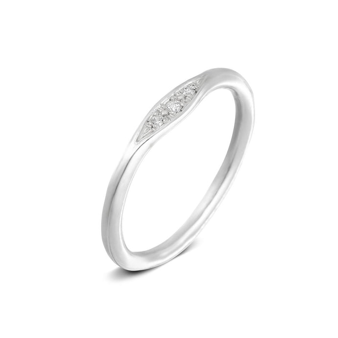 Engagement ring for women, White gold wedding band ,14k gold engagement ring, Flat top customized Engagement Ring, Unique engagement ring