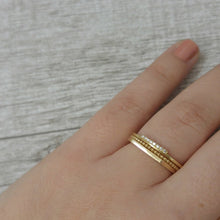 Ultra thin 14k gold ring set, delicate gold ring set for women, gold stacking rings, gold baubble ring, thin gold stackable rings